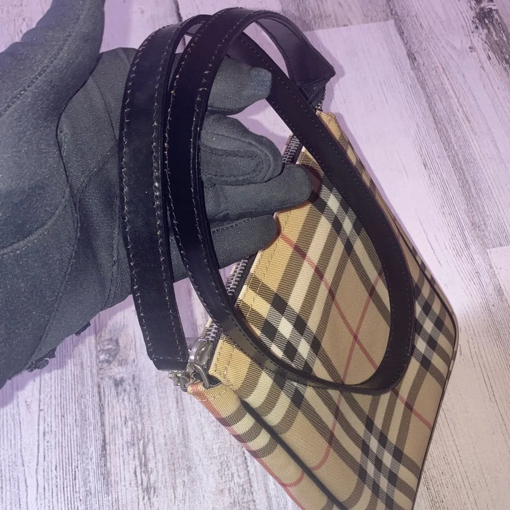 Genuine Burberry London Nova Check  Black and Beige  Crossbody Bag w/COA - Picture 14 of 17